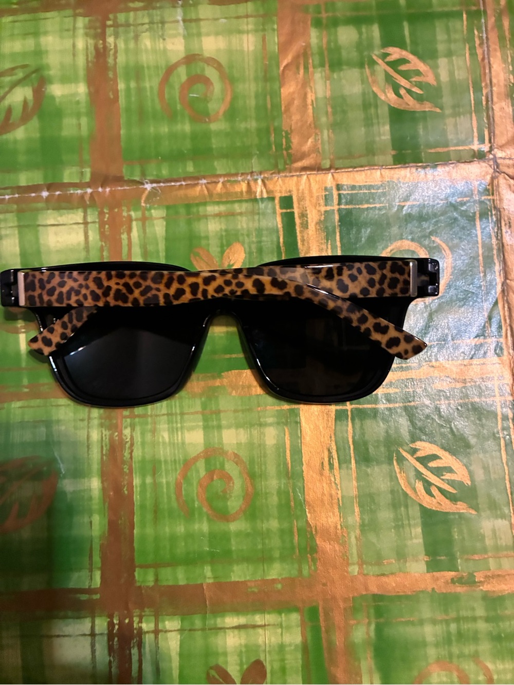 Foster Grant Leopard print Shield  Sunglasses